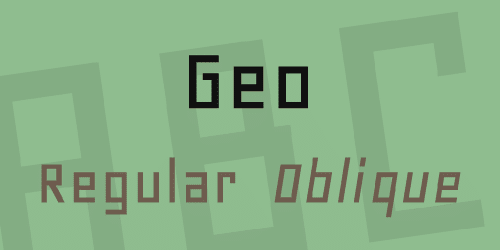 Geo Font