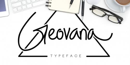 Geovana Signature Font