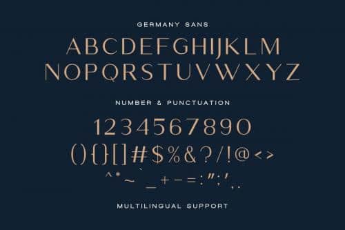 Germany Font Duo