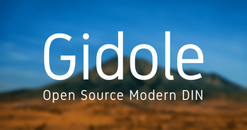 Gidole Font Family