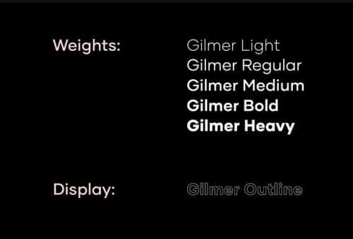 Gilmer Sans Font Family