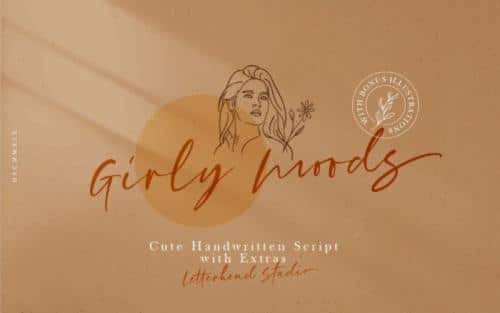 Girly Moods Script Font