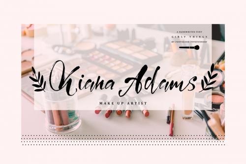 Girly Things Script Font