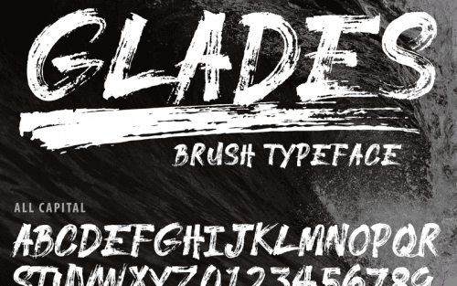 Glades Brush Font