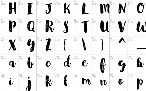 Glamour Brush Font