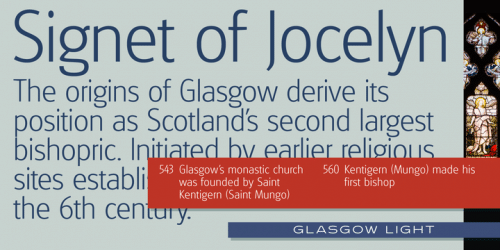 Glasgow Pro Font