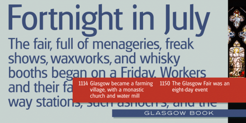 Glasgow Pro Font