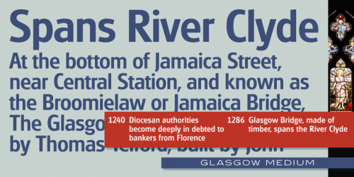 Glasgow Pro Font