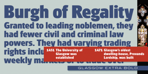 Glasgow Pro Font
