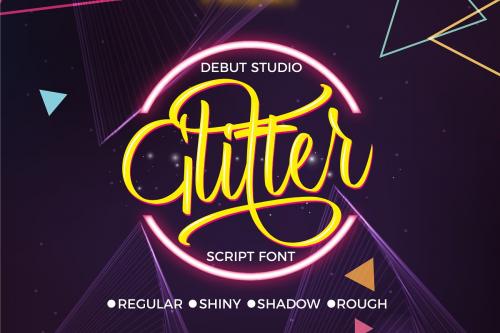 Glitter Script Font