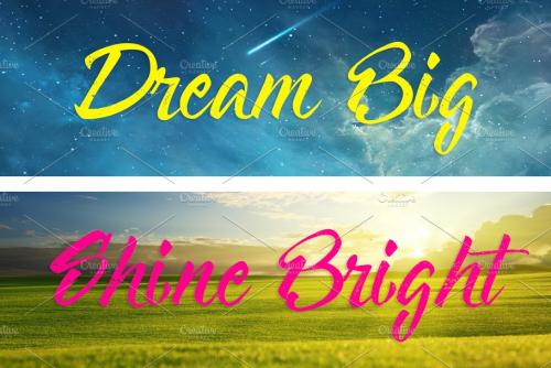 Glorified Script Font