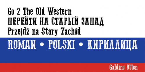 Go Old Western Font