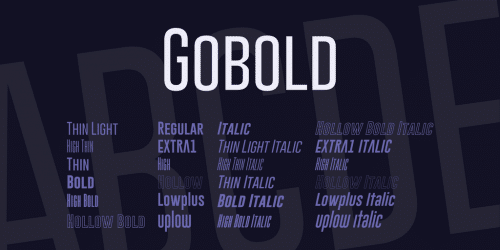 Gobold Font