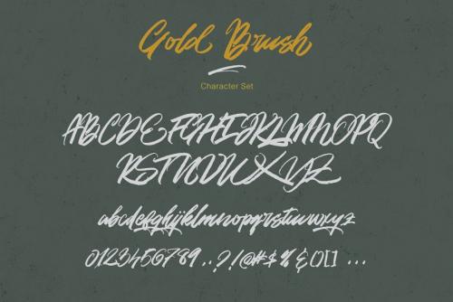 Gold Brush Font