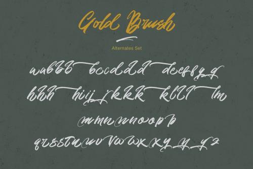 Gold Brush Font