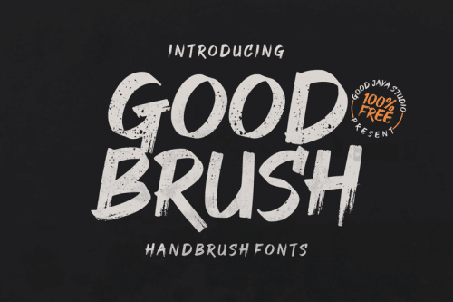 Good Brush Font