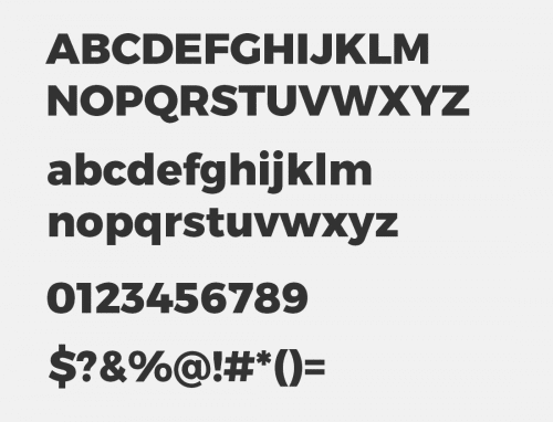 Gotham Narrow Font Trueno ExtraBold font