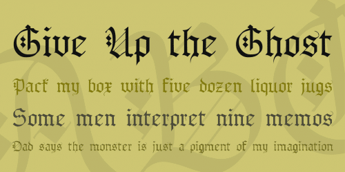 Gothenburg Fraktur Font