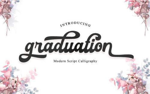 Graduation Script Font