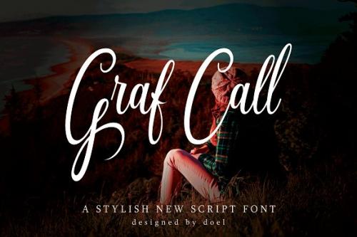 Graf Call Stylish Script Font