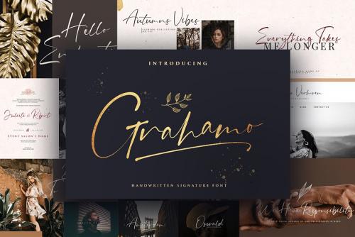 Grahamo Signature Font