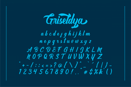 Griseldya Script Font