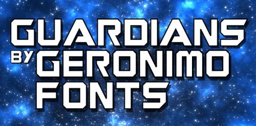 Guardians Of The Galaxy Font
