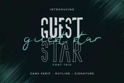Guest Star Script Font