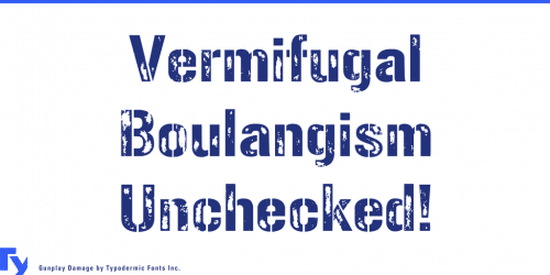 Gunplay Font Family