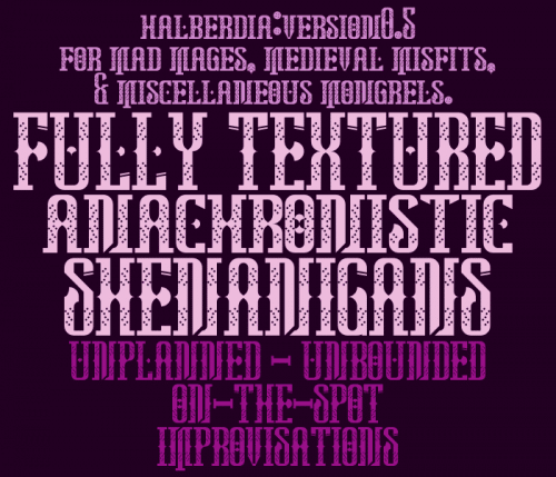 Halberdia Plain Font