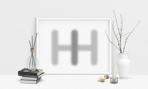 Halftone Font