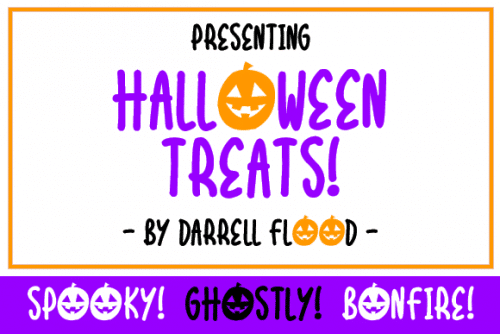 Halloween Treats Display Font