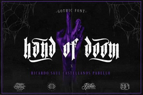 Hand Of Doom Font