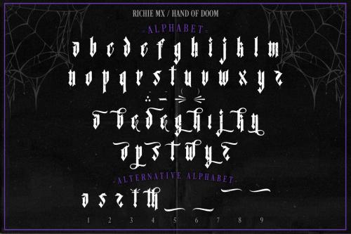 Hand Of Doom Font