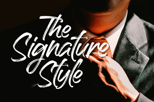 Handscript Brush Font