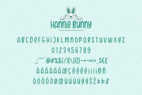 Hannie Bunny Display Font