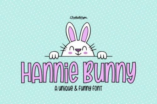 Hannie Bunny Display Font