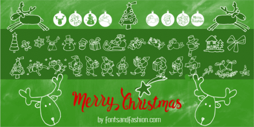 Happy Christmas Font