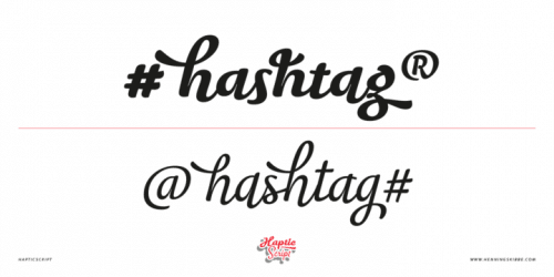 Haptic Script Font