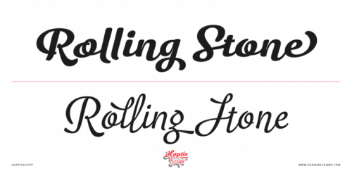 Haptic Script Font