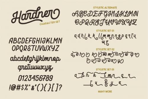Hardner Retro Font