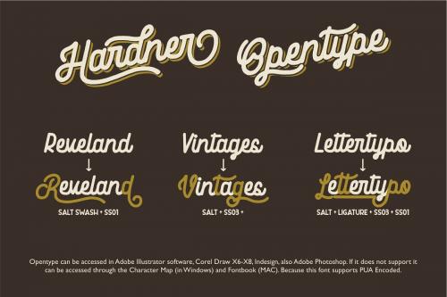 Hardner Retro Font