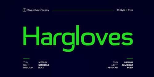 Hargloves Serif Font