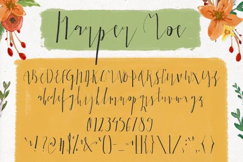 Harper Moe Script Font