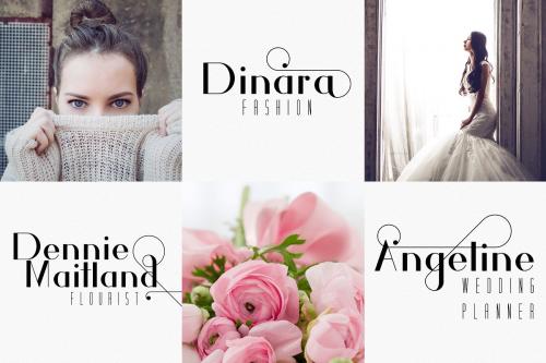 Hashtag Moderna Font Duo