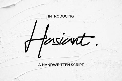 Hasiant Handwritten Font