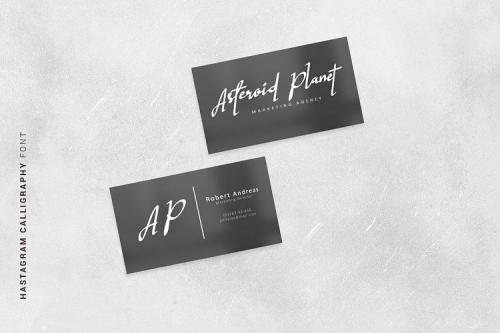 Hastagram Calligraphy Font