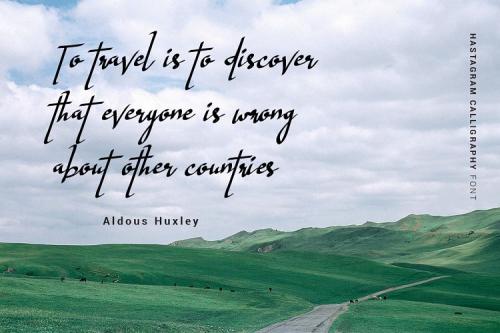 Hastagram Calligraphy Font