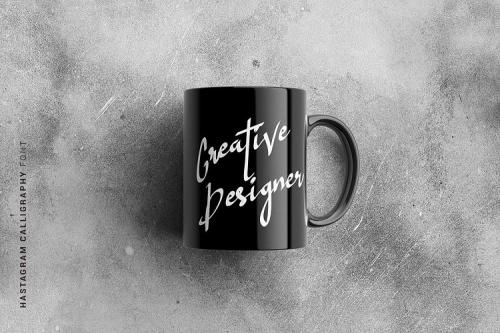 Hastagram Calligraphy Font