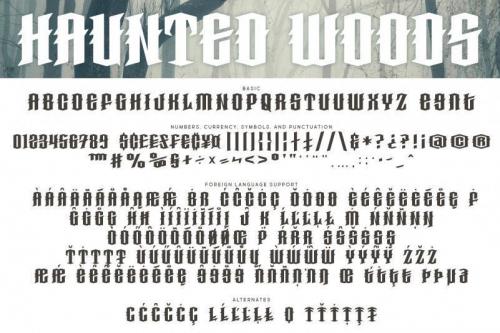 Haunted Woods Font